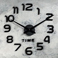 Часы-наклейка DIY "Элегант", дискретный ход, 40 х 14 см
