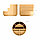 Подставка-органайзер ErichKrause Mini Burger Powder, без наполнения, вращающаяся, бежевая, фото 2