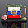 Набор настольный "Герб на флаге", змеевик, фото 2