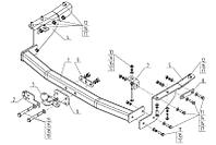 Фаркоп для Nissan Patrol 2010-