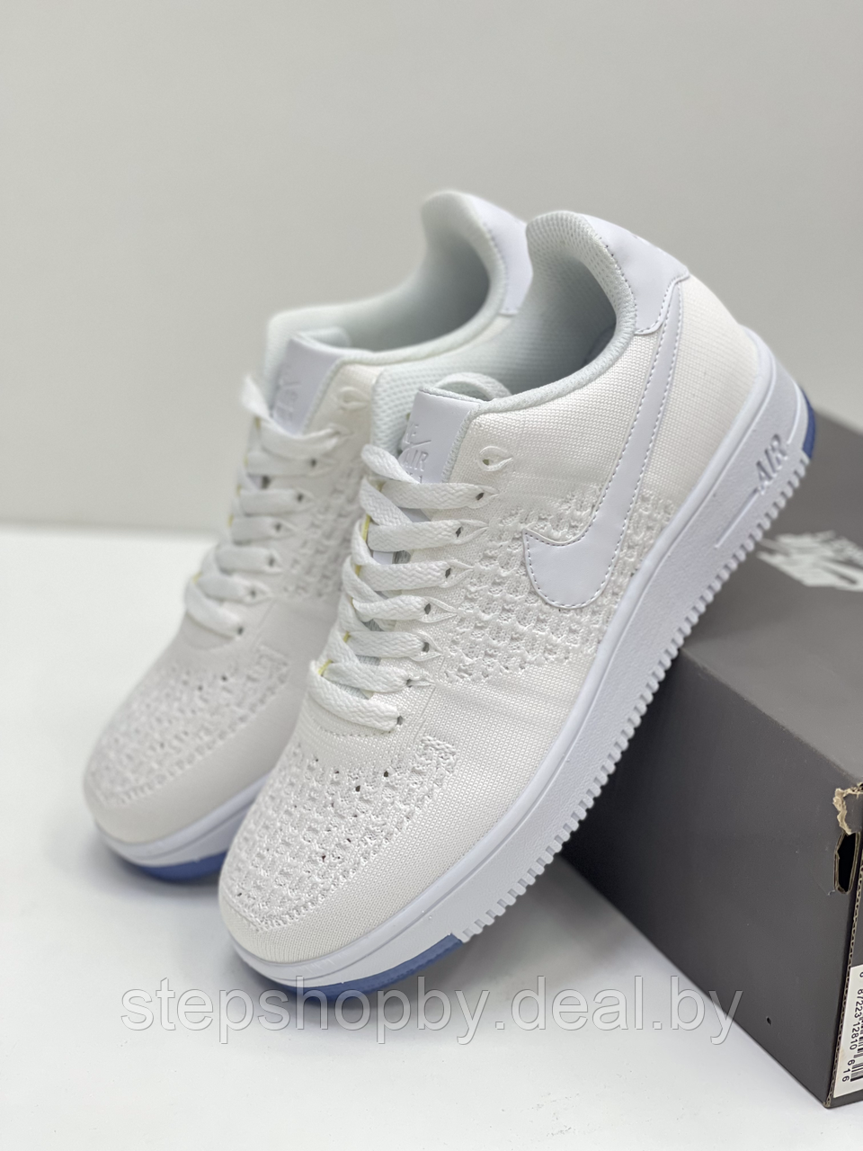 Кроссовки Nike Air Force 1 ultra flyknit low white размер 38 - фото 2 - id-p177725798