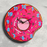 Часы настенные "Пончик", плавный ход, 23.5 х 23.5 см, фото 1