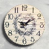 Часы настенные "Пташка", d=23.5, плавный ход, фото 1
