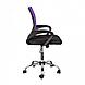 Кресло поворотное RICCI, CHROME Фиолетовый, фото 3