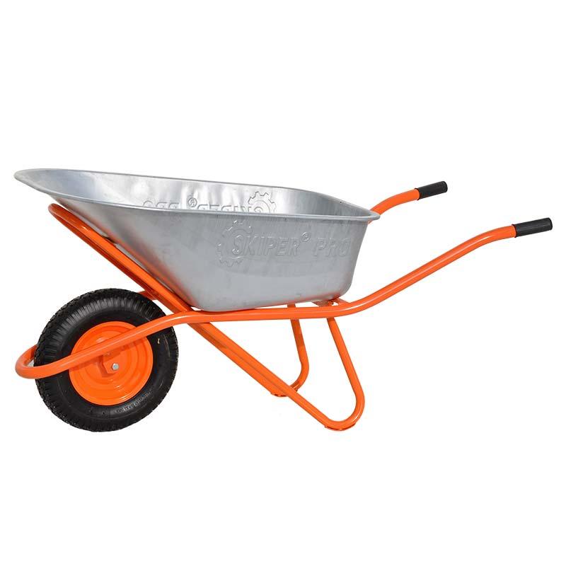 Тачка SKIPER 130 EXPERT PRO (ДО 130 Л, ДО 300 КГ, 1X4.00-8, ПНЕВМО, ОСЬ 16*100)