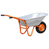 Тачка SKIPER 1X150 COSSACK (ДО 150Л, ДО 250 КГ, 1Х4.00-8, ПНЕВМО , ОСЬ 16*125), фото 2