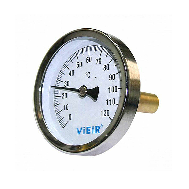 Термометр с гильзой 1/2 120°C Vieir