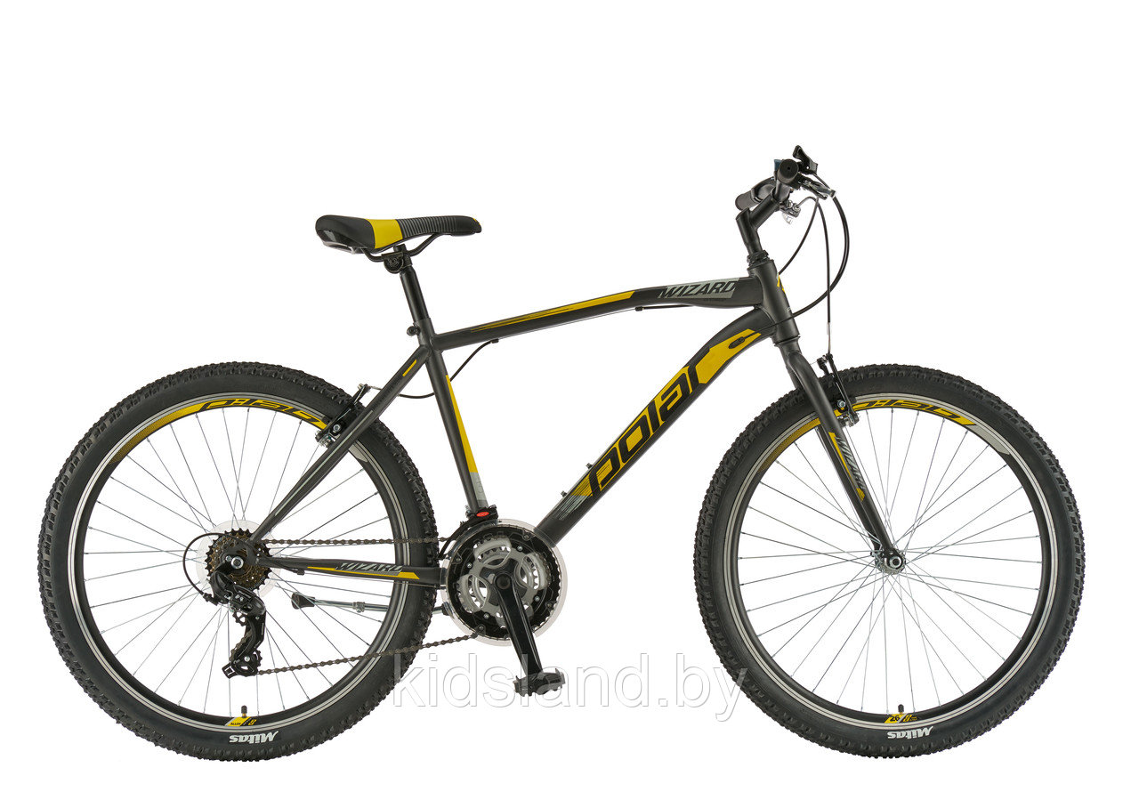Велосипед Polar Wizard 26 3.0"  (серый-желтый), фото 1