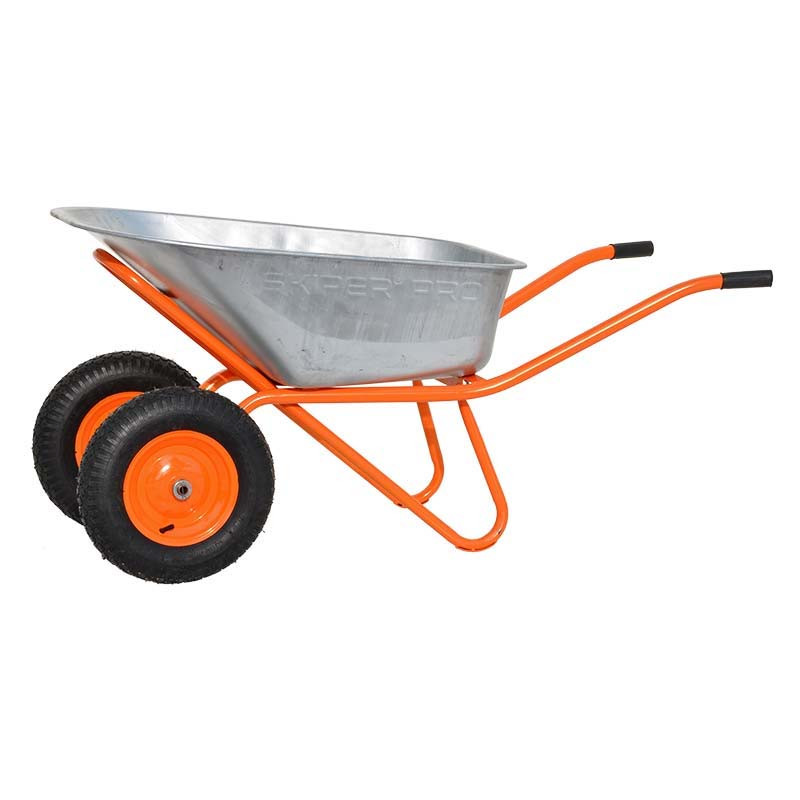 Тачка SKIPER 2Х130 EXPERT PRO (ДО 130 Л, ДО 350 КГ, 2X4.00-8, ПНЕВМО, ОСЬ 20*80)