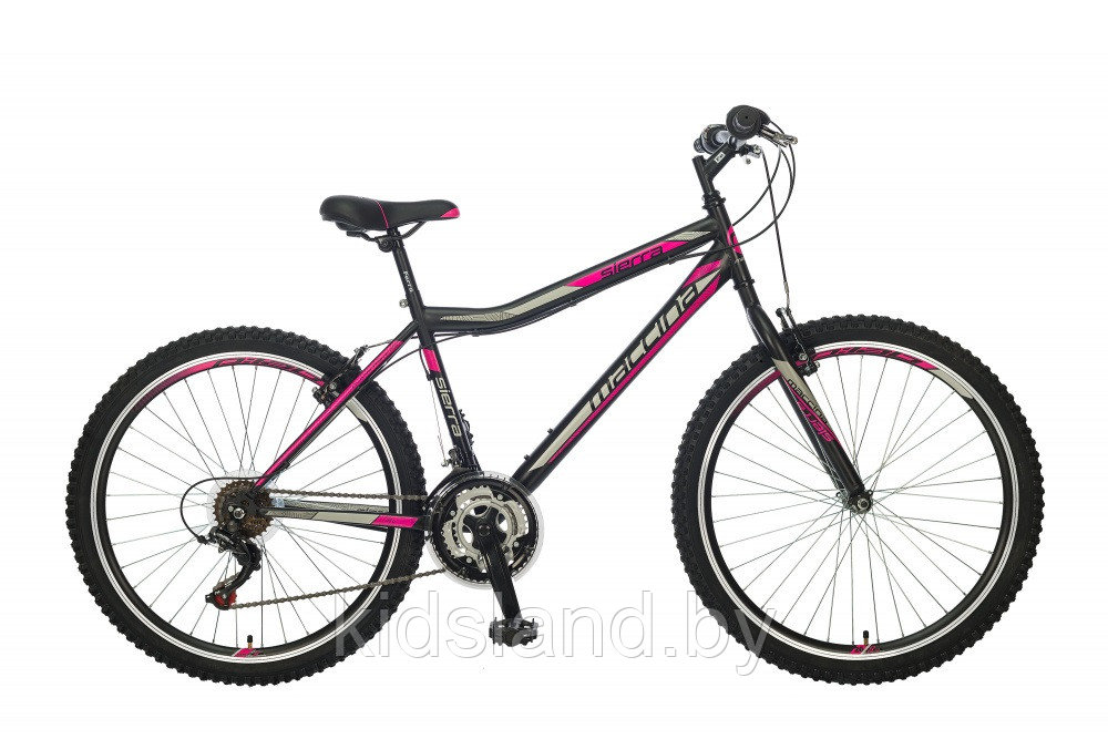 Велосипед Maccina Sierra 26" (серый-розовый) - фото 1 - id-p177745993