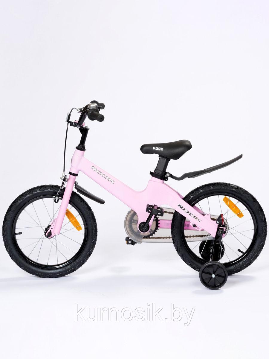 Детский велосипед ROOK "HOPE" магниевый сплав 16" розовый - фото 4 - id-p177747008