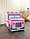 Ящик для хранения ФЕЯ ПОРЯДКА FK-105 Фургончик розовый 55х30х25см, фото 4