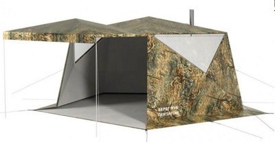 Универсальная палатка Берег Пентагон (двухслойная) - фото 1 - id-p177749535