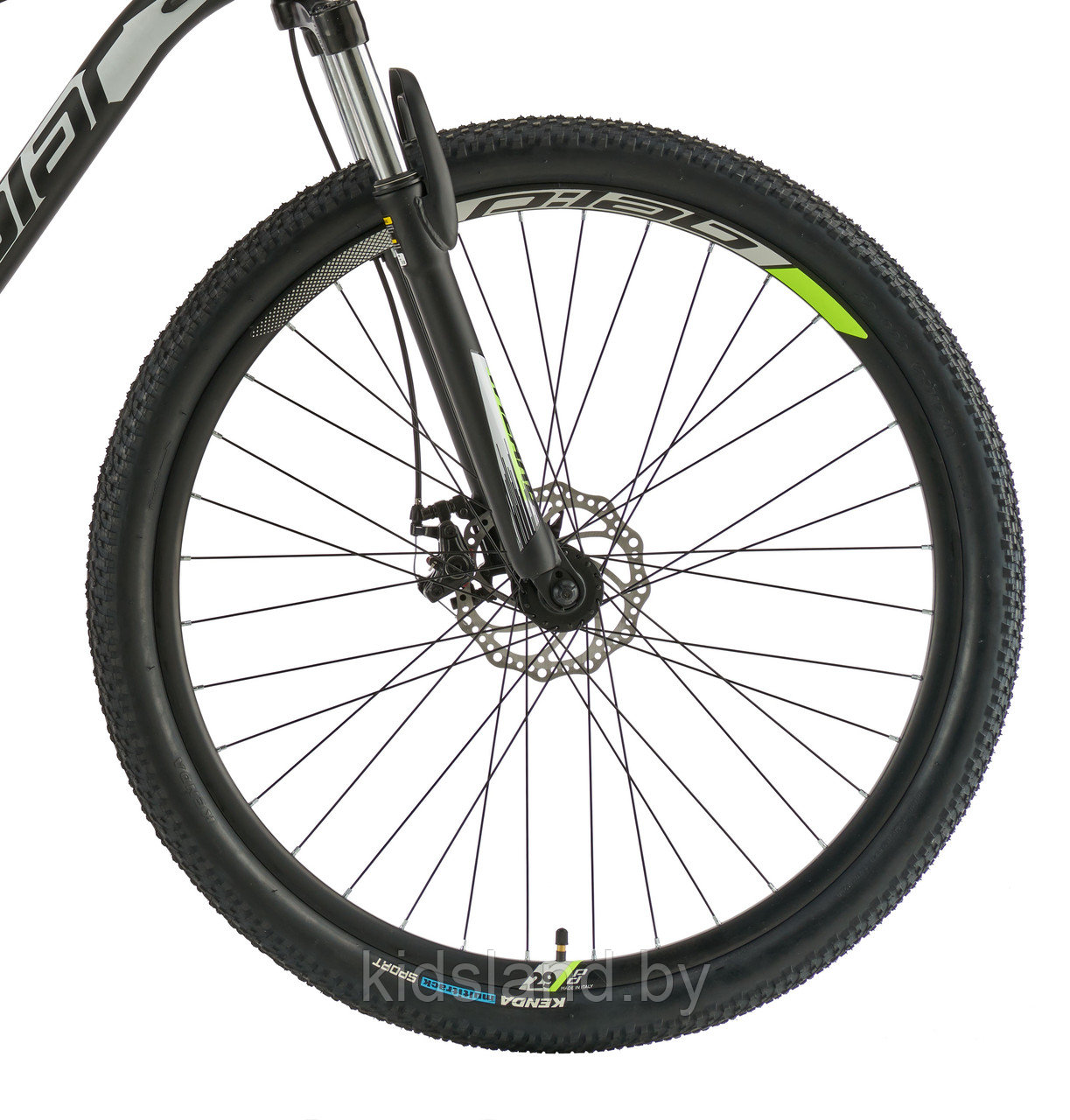 Велосипед Polar Wizard 29 1.0" (черно-зеленый) - фото 3 - id-p177769388