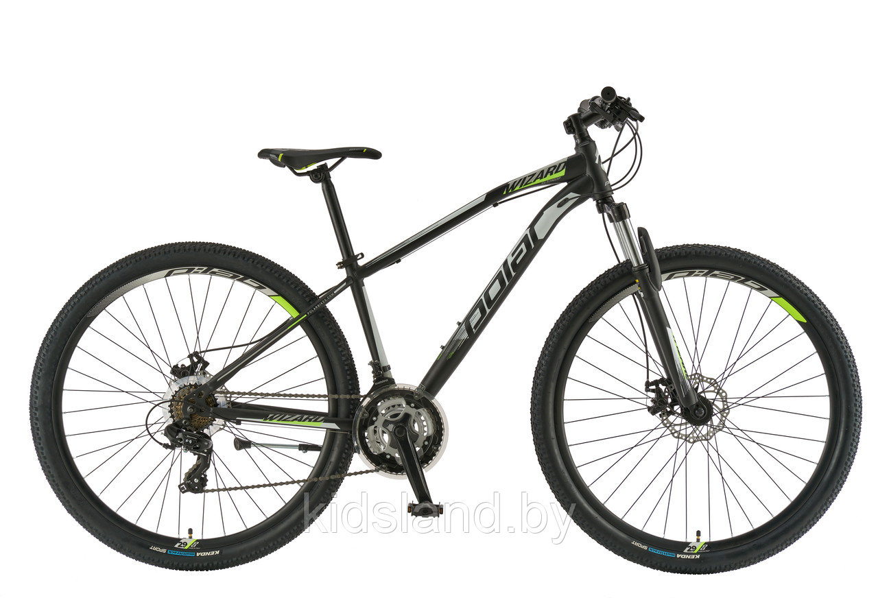 Велосипед Polar Wizard 29 1.0" (черно-зеленый) - фото 1 - id-p177769388