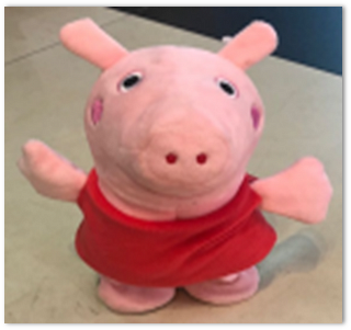 Мягкая игрушка Свинка Пеппа  повторяшка  25 см  SS300962/675