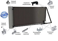 Каркас откатных ворот 4м. с комплектом механики балка и ролики