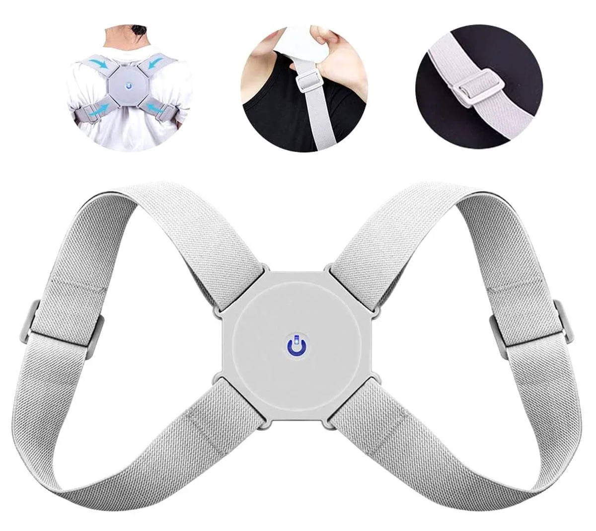 Умный корректор осанки с интеллектуальным сенсором Smart sensor corrector (вибрация)