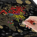 Географическая карта мира со скретч-слоем «Шрифтовая», 70 х 50 см., 200 гр/кв.м, фото 2