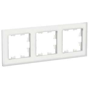 ATN330103 3-постовая рамка, матовое стекло белый, фото 2