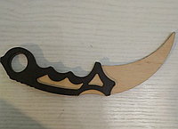 Деревянный нож- керамбит
