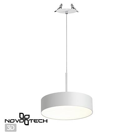 358764 SPOT NT21 198 белый Светильник встраиваемый светодиодный, длина провода 2м IP20 LED 30W 4000K 2600Лм, фото 2