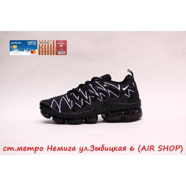 Nike air vapormax Black/White, фото 1