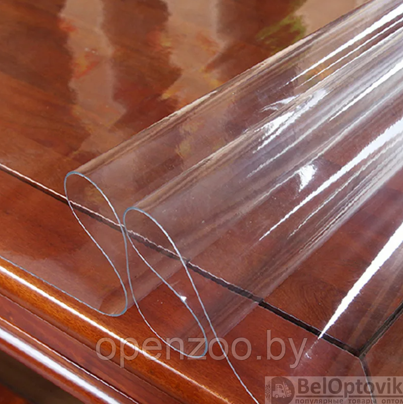 Пленка из ПВХ для подоконника 140x30 см Тепломакс Гибкое стекло (толщина 0.7 мм) - фото 9 - id-p177813863