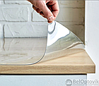 Пленка из ПВХ для подоконника 140x30 см Тепломакс Гибкое стекло (толщина 0.7 мм), фото 8
