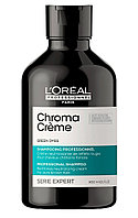 L'Oreal Professionnel Шампунь зеленый для нейтрализации красных оттенков Chroma Creme Serie Expert, 300 мл