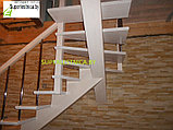 Деревянные лестницы на заказ из лиственницы для дома №6, фото 2