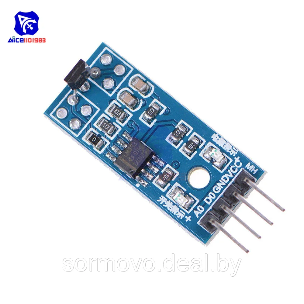 Модуль датчика Холла diymore LM393 для Arduino - фото 2 - id-p177827626