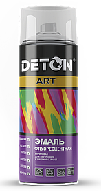 Эмаль флуоресцентная "DETON ART", оранжевая, 520 мл, аэрозоль