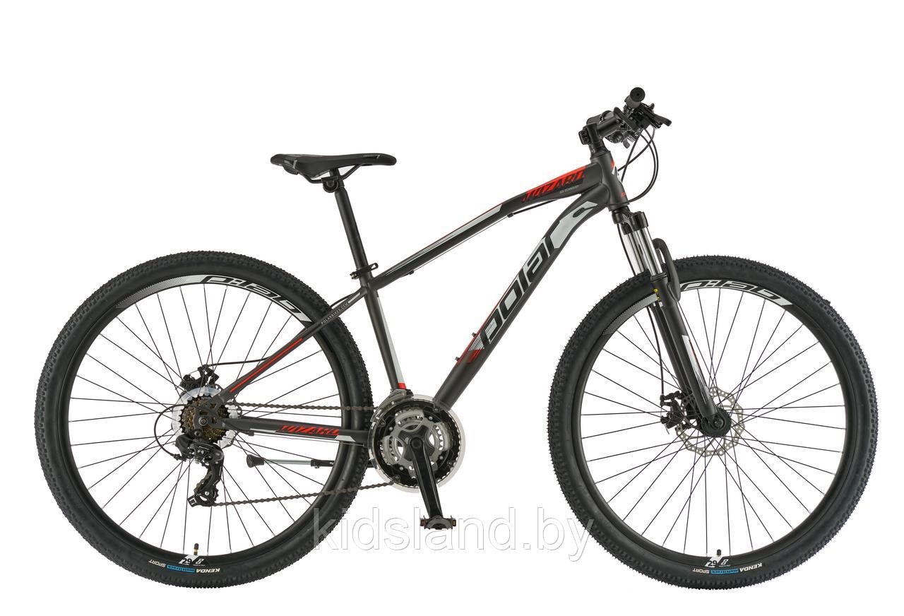 Велосипед Polar Wizard 29 1.0"  (серо-красный)
