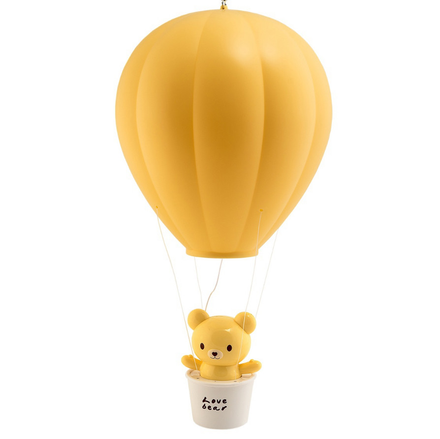 Светильник ночник ЛЮЧИЯ Воздушный шар 101 Мишка желтый, фото 1