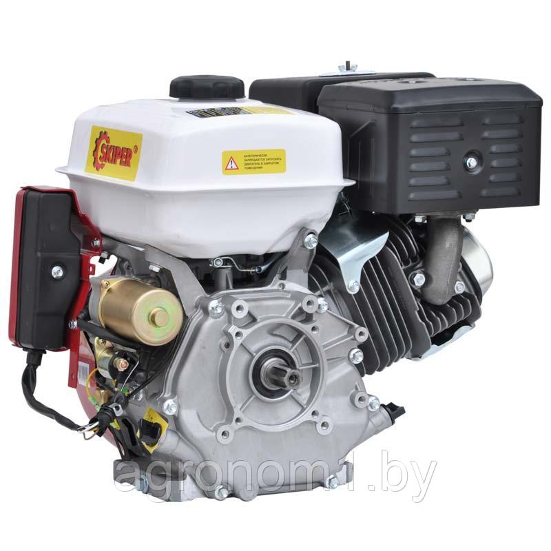 Двигатель бензиновый SKIPER N188F/E(SFT) (электростартер) (13 л.с., шлицевой вал диам. 25мм х40мм) - фото 2 - id-p177832162