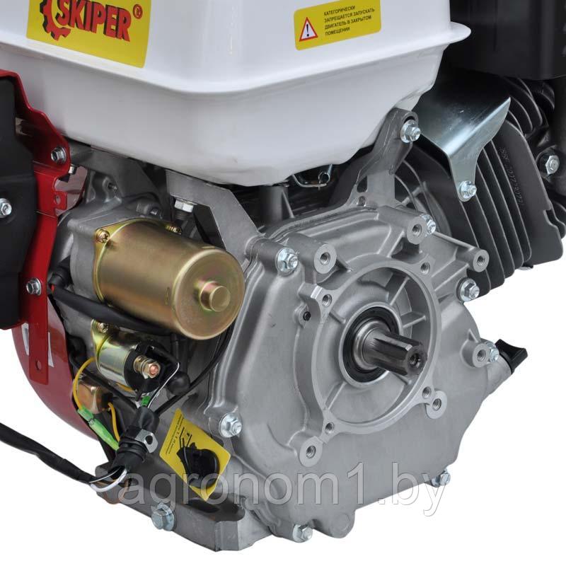 Двигатель бензиновый SKIPER N188F/E(SFT) (электростартер) (13 л.с., шлицевой вал диам. 25мм х40мм) - фото 4 - id-p177832162