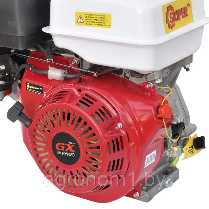Двигатель бензиновый SKIPER N190F(SFT) (16 л.с., шлицевой вал диам. 25мм х40мм) - фото 3 - id-p177832164