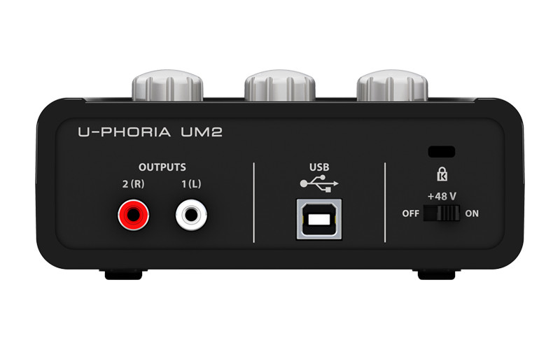 Behringer UM2 - аудиоинтерфейс USB, 2 входа, 2 выхода - фото 2 - id-p177836570