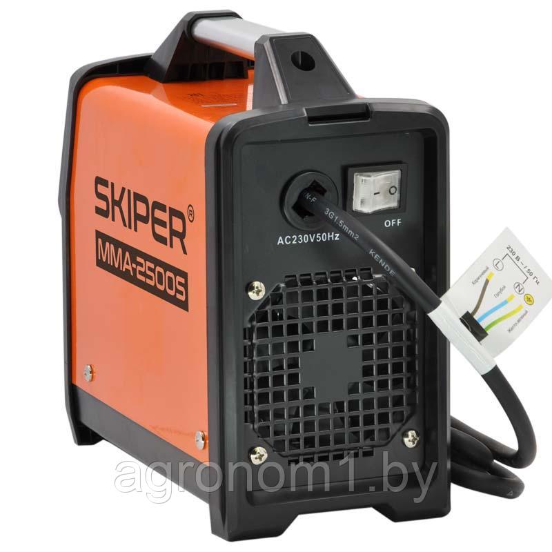 Инвертор сварочный SKIPER MMA-2500S (160-260 В, LED диспл., 140А, 1,6-3,2 мм, электрост. от 6,0 кВт) - фото 4 - id-p177832389