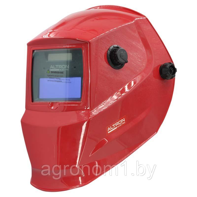 Сварочная маска ALTRON electric AE-500S с самозат. фильтром (1/1/1/2; 90х35мм; DIN 4/9/13, шлиф.) - фото 1 - id-p177832495