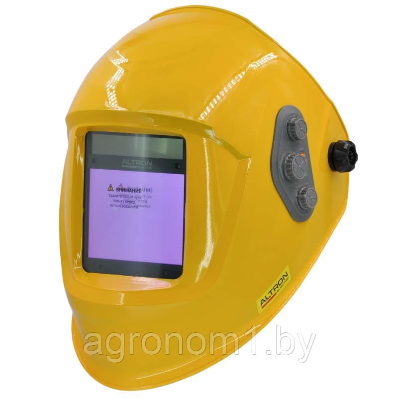 Сварочная маска ALTRON electric Thor 8000 PRO (yellow) (4 сенсора; 1/1/1/2; 100х80мм;DIN 4/5-9/9-13)