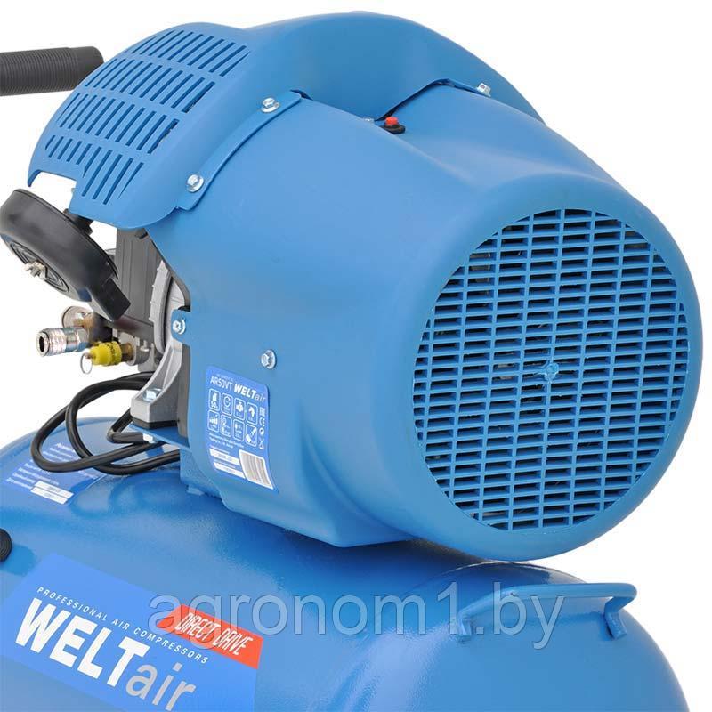 Воздушный компрессор WELT AR50VT (до 440 л/мин, 8 атм, 50 л, 230 В, 2.2 кВт) - фото 5 - id-p177832532