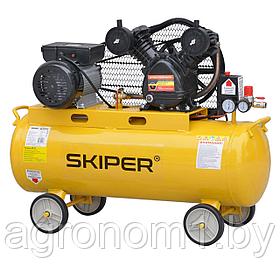 Воздушный компрессор SKIPER IBL2070A (до 300 л/мин, 8 атм, 70 л, 230 В, 2.2 кВт)