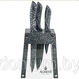 Набор кухонных ножей Agness на подставке 6 предметов 911-679