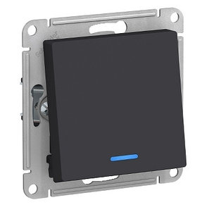 ATN001063 Atlasdesign 1-кл переключатель с подсветкой, сх.6а, 10АХ, механизам, карбон, фото 2