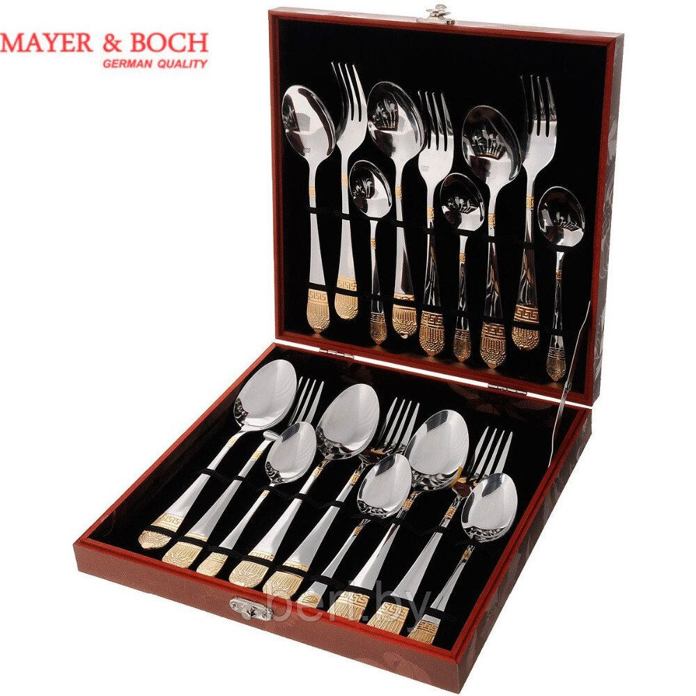 MB-25736 Набор столовых приборов 18 предметов Mayer&Boch в коробке - фото 3 - id-p177843881