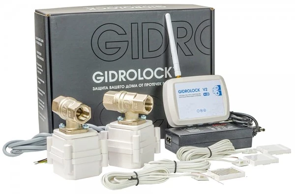 Система защиты от протечек Gidrolock Bonomi WIFI 1/2" 12V - фото 1 - id-p177844287