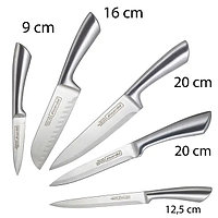 Набор кухонных ножей Kamille на подставке KM-5130, фото 7