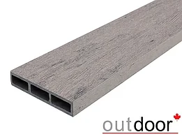 Доска ДПК Outdoor 115*22*3000 мм. STORM GREY серая микс